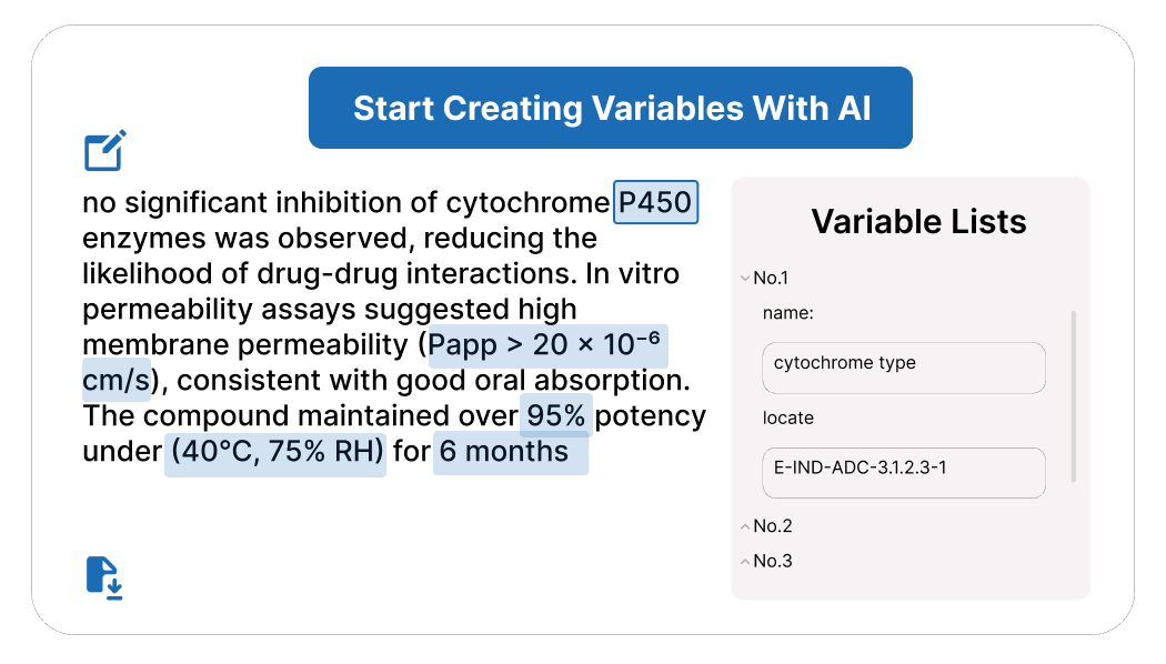 Reportauto Creating Variables With AI Technology